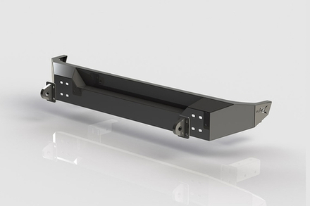 Бампер силовой задний BMS PRO-Line для Jeep Wrangler JK 2007-2018