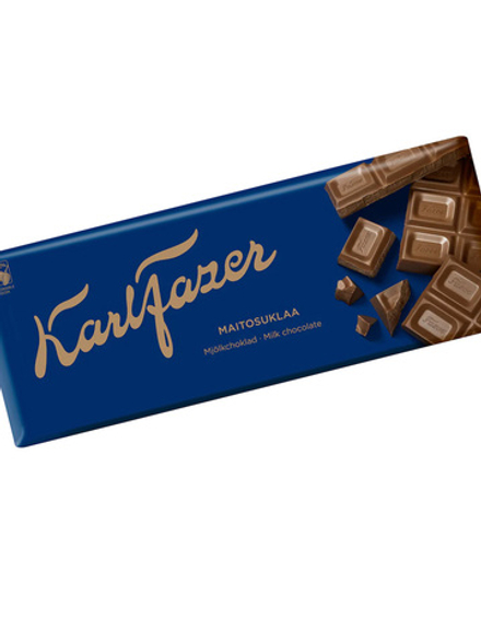 Шоколад молочный Karl Fazer классический, 200 гр, финская классика