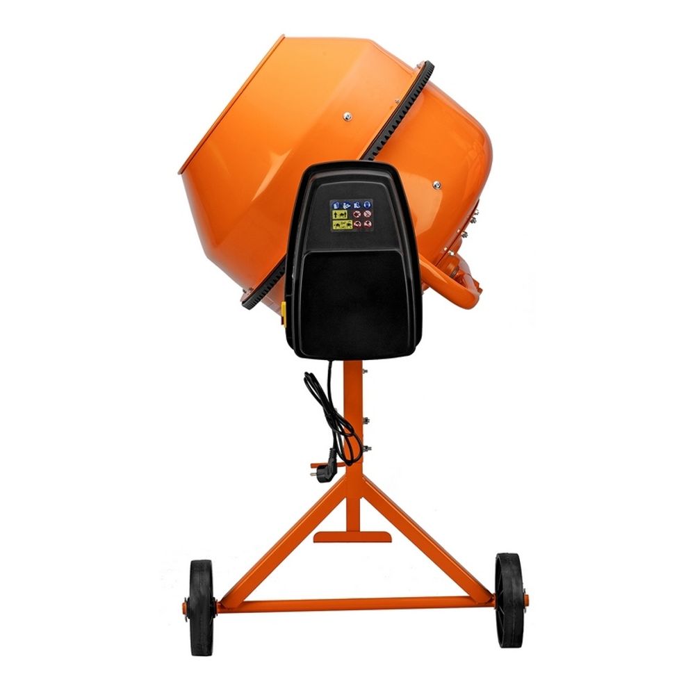 Бетоносмеситель БСЕ-200П, 200 л, 1000 Вт, полиамидный венец, Сибртех, 95510