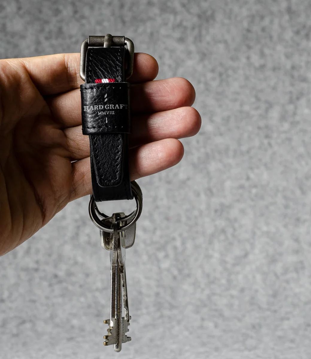 Hard Graft Key Belt Coal — ключница из кожи