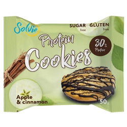 Solvie 30% Протеиновое печенье с декором в шоколадной глазури (50 гр.)