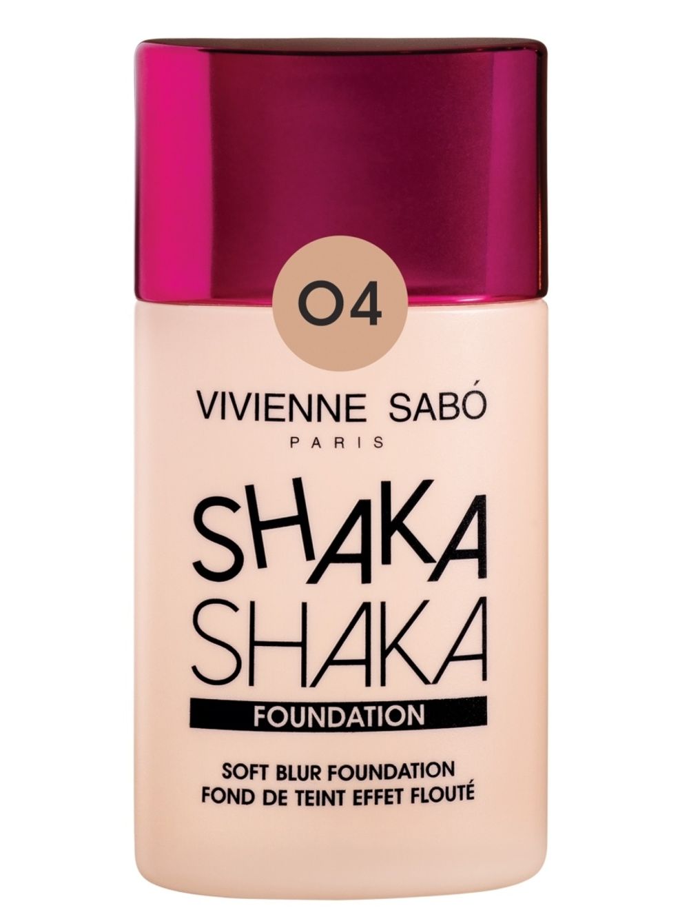 Тональный крем с натуральным блюр эффектом VIVIENNE SABO SHAKA SHAKA Foundation - 04