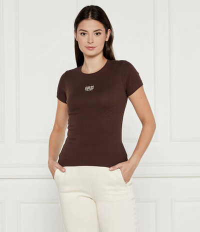 Футболка Guess Jeans - коричневый(W4BI58 KA0H1)