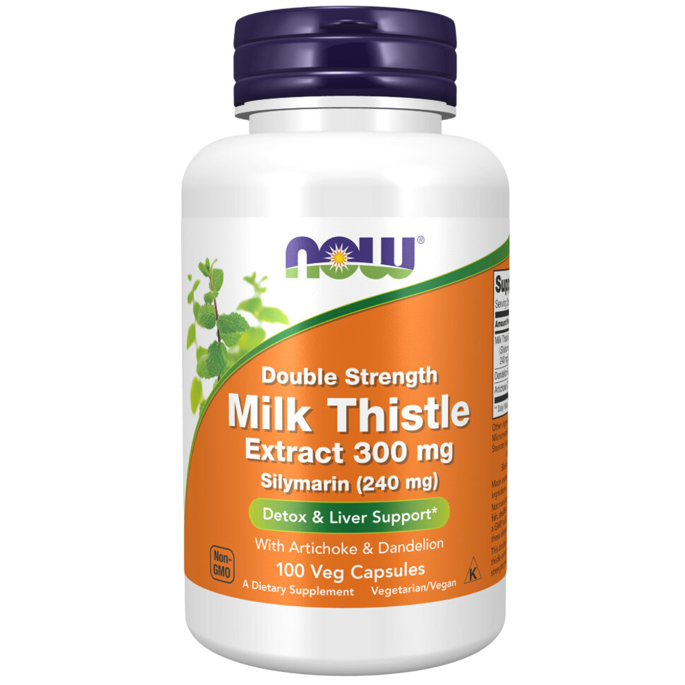 Now Foods Silymarin Milk Thistle 300 mg 50 / 100 veg capsules, Расторопша