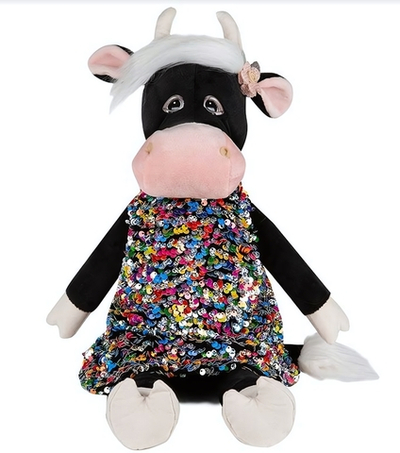 Коровка Даша в Цветном Платье, 28см (MT-MRT022009-28)