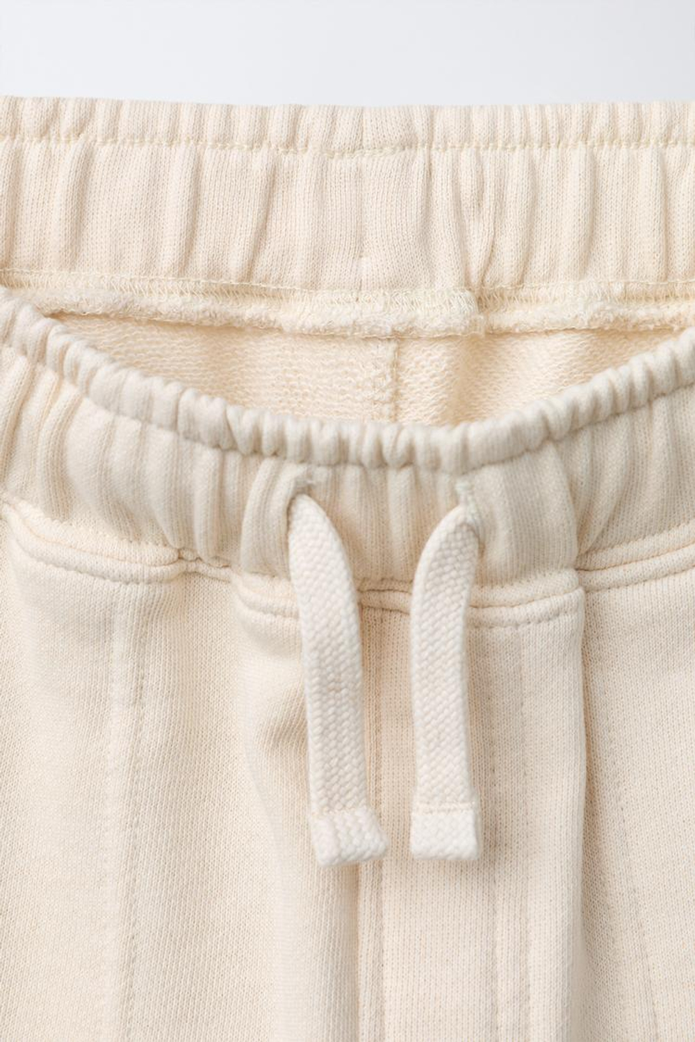 ZARA БРЮКИ BALLOON ИЗ ФУТЕРА, ЭКРЮ