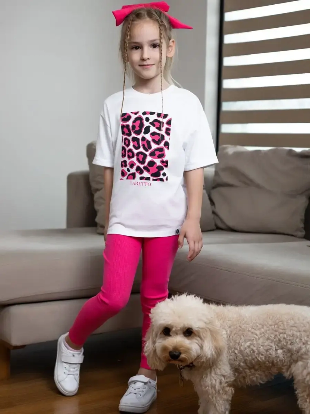 Костюм для девочки на осень