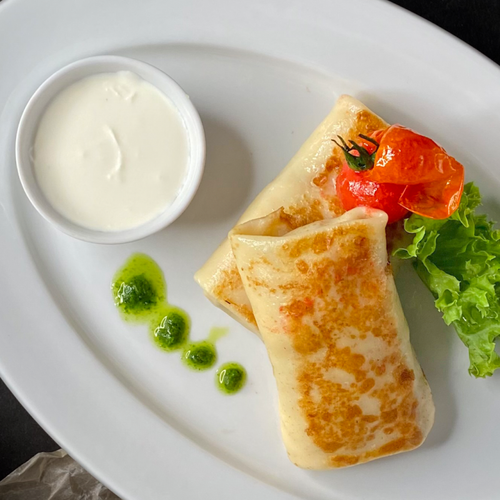 Блины с мясом