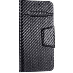Чехол-подставка универсальный Deppa Wallet Fold L для смартфонов 6.0&apos;&apos;-6.5&apos;&apos; D-87074 Черный карбон
