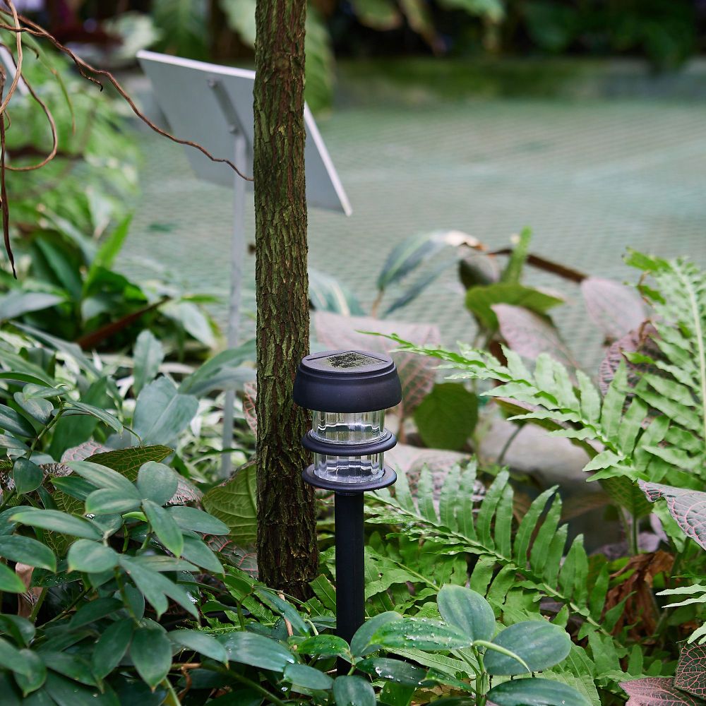 USL-C-095-PT380 HALO Cветильник садовый на солнечной батарее. 1 светодиод. Белый свет. 1xАА Ni-Mh аккумулятор в-к. IP44. TM Uniel