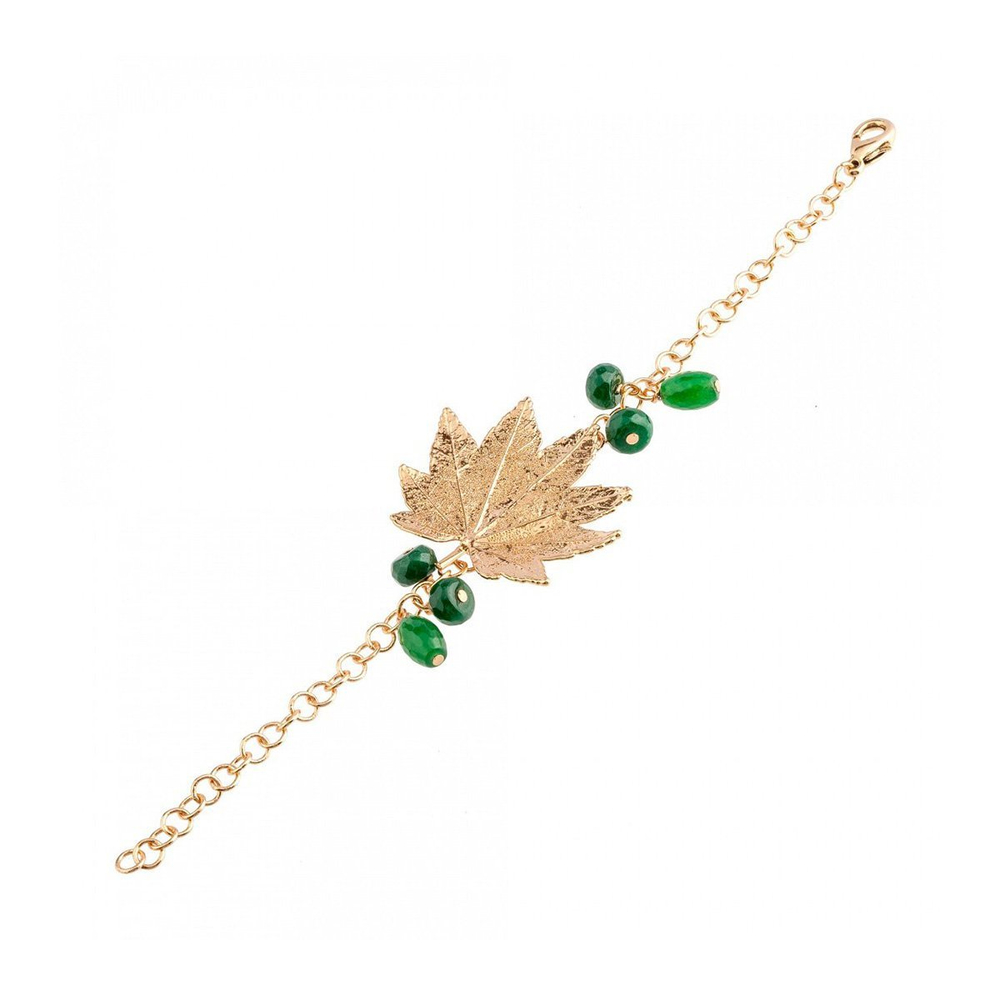Браслет в виде листа Ester Bijoux Японский Клён B06-RG BR