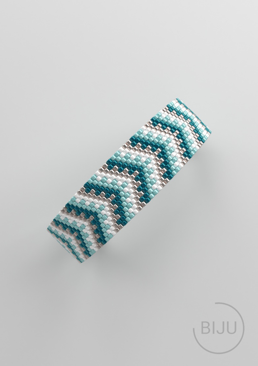 Схема PEYOTE, Схема браслета мозаичное плетение, узор из Miyuki Delica 11/0, файл PDF, №135