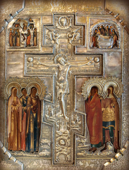 Распятие Господне с предстоящими