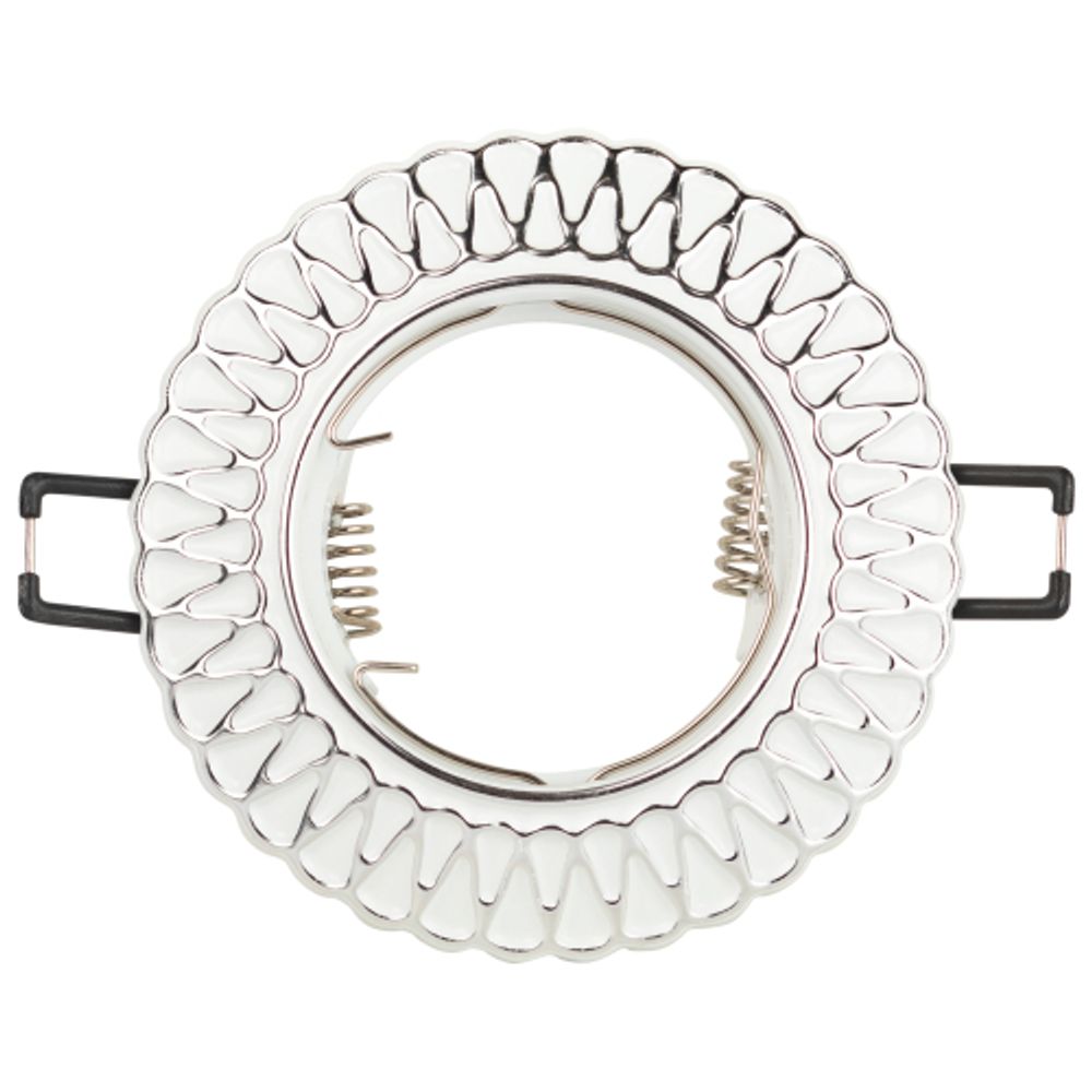 ST4 CH/WH /1 Светильник ЭРА штампованный MR16,12V/220V, 50W белый/хром