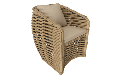 Кресло MOKKA MAJORCA, соломенный