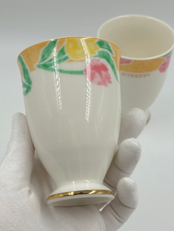 Стакан с жёлтой каймой Givenchy by Yamaka