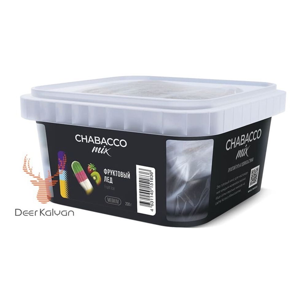 Chabacco &quot;Fruit Ice&quot; (Фруктовый Лёд) Medium 200 гр.