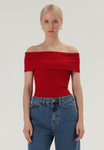 Топ с открытыми плечами