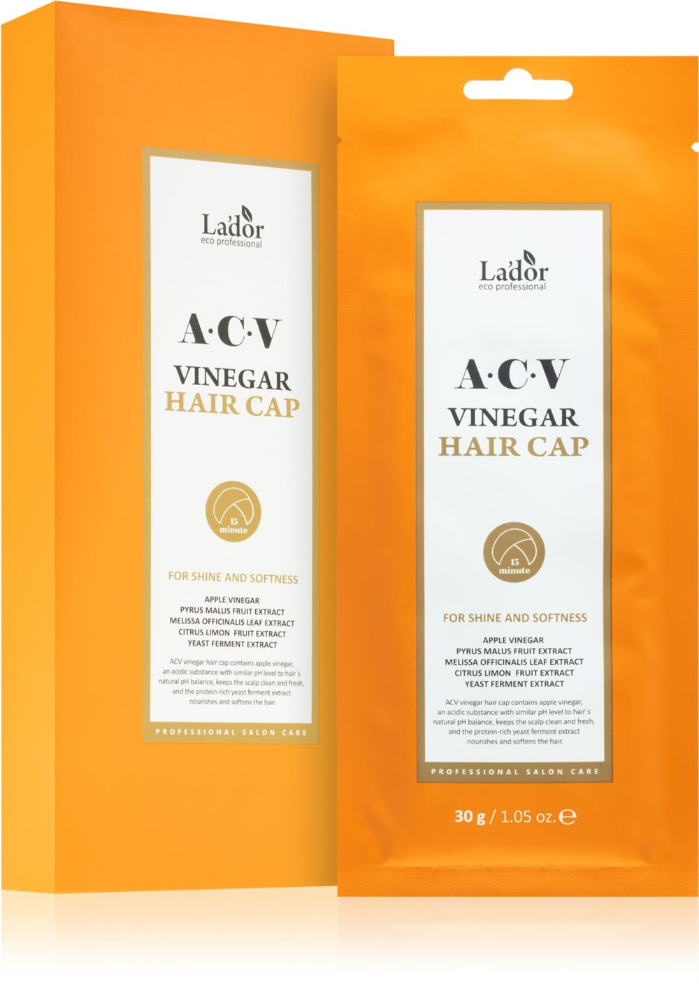 La'dor ACV Vinegar - лосьон для волос для укрепления волос и придания им большего блеска /   5x30  g  / GTIN 8809273160174