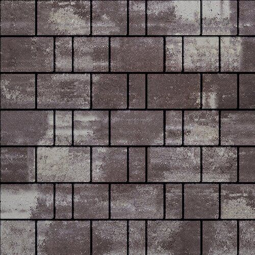 Тротуарная плитка Бергамо Colormix Браун, 40 мм, гладкая