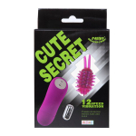 Водонепронецаемое виброяйцо 6,5см с насадкой Букашка Baile BI-014196