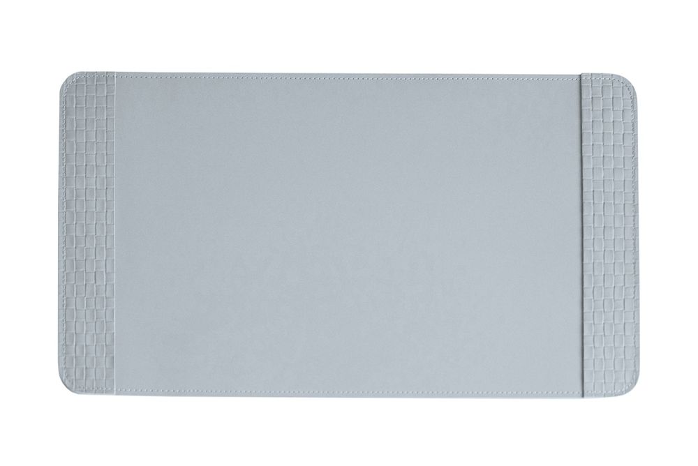 серый бювар из кожи intrecciato