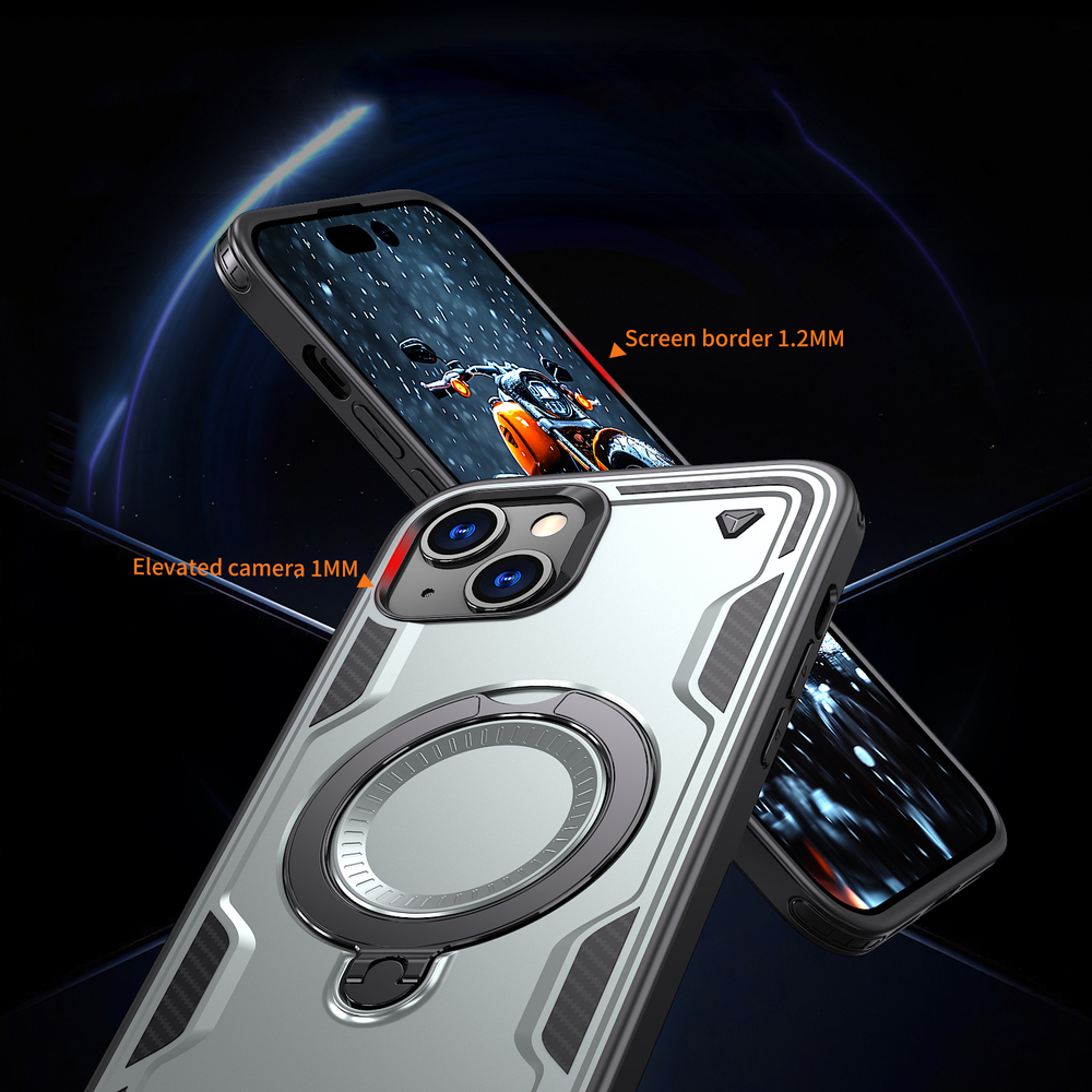 Чехол Magneto Case с кольцом для iPhone 15