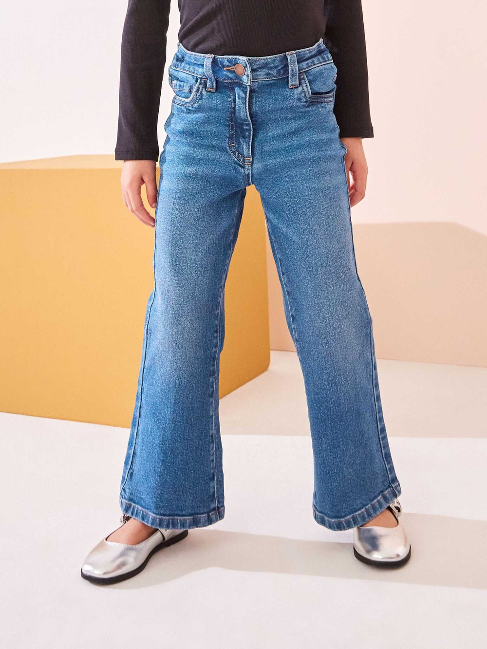 Джинсы для девочки Next K91-520, Синий