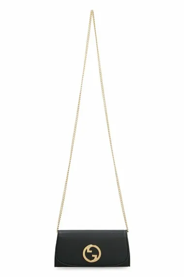 Кошелек на цепочке Gucci Blondie Continental черный