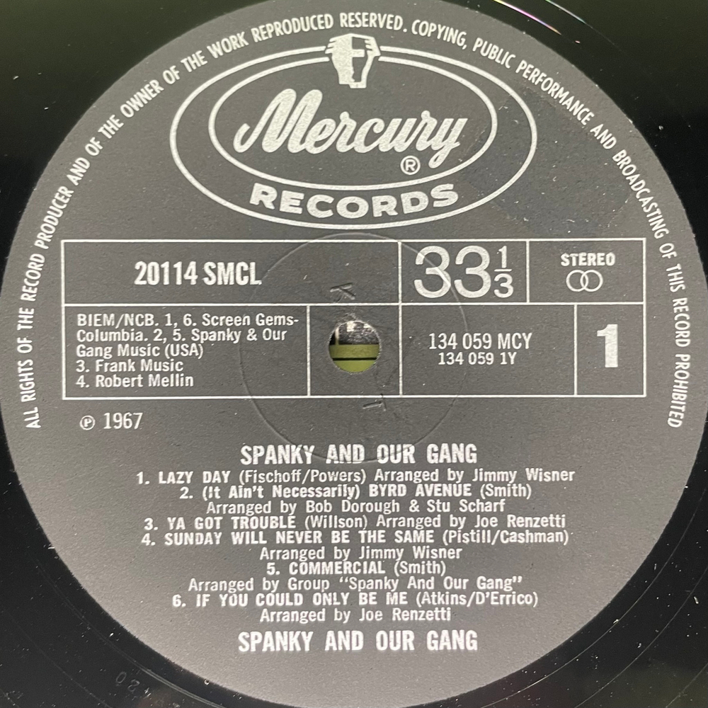 Spanky & Our Gang ‎– Spanky And Our Gang (Англия 1967г.)
