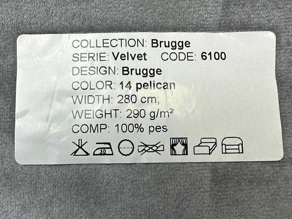 Бархат Brugge pelican (Брюгге пеликан) 14