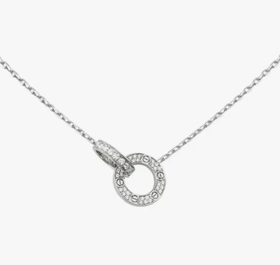 Колье Cartier Interlocking Love