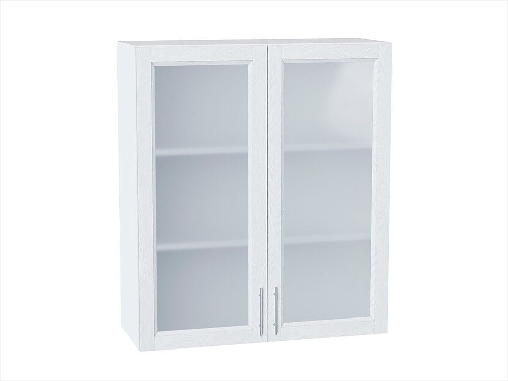 Шкаф верхний с 2-мя остекленными дверцами Сканди