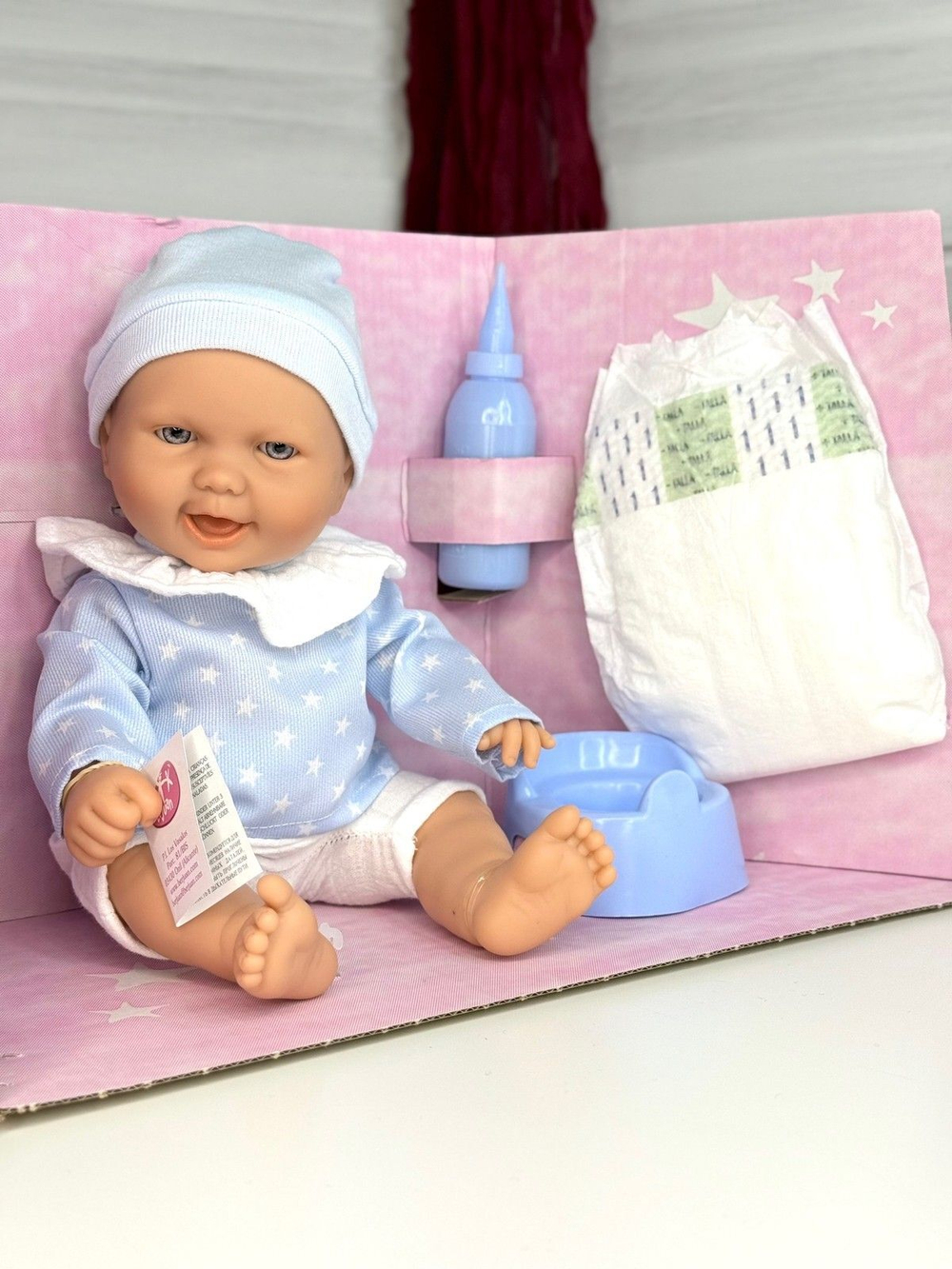 Пупс BERJUAN виниловый 30см Baby Pipi (515)