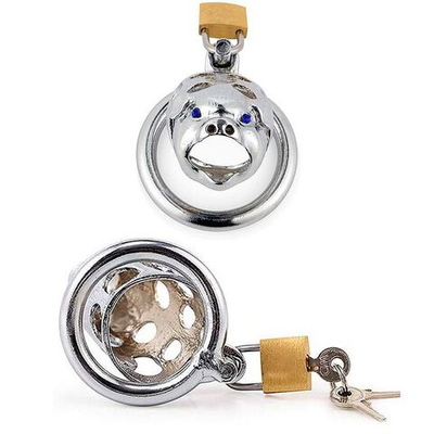 Серебристый сувенирный пояс верности в виде свиньи (Цвет: серебристый)