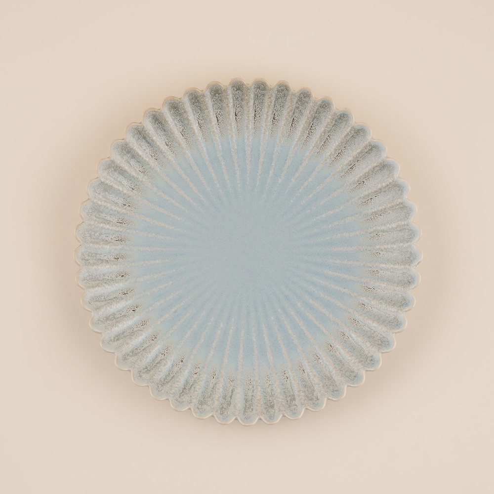 Блюдо для подачи «Эхо Крита», д=20 см, цвет голубой