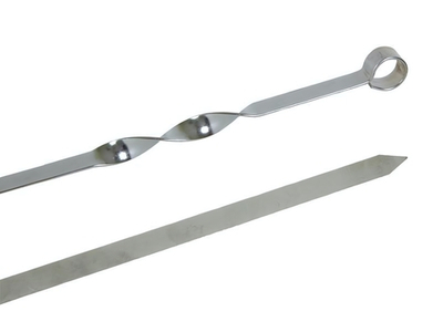 Шампур плоский 450*10*1,5мм нерж