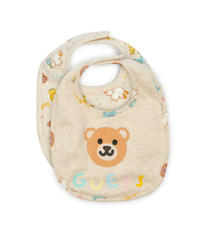 Слюнявчик 2 шт. Guess - бежевый(H4YZ10 KAE10)