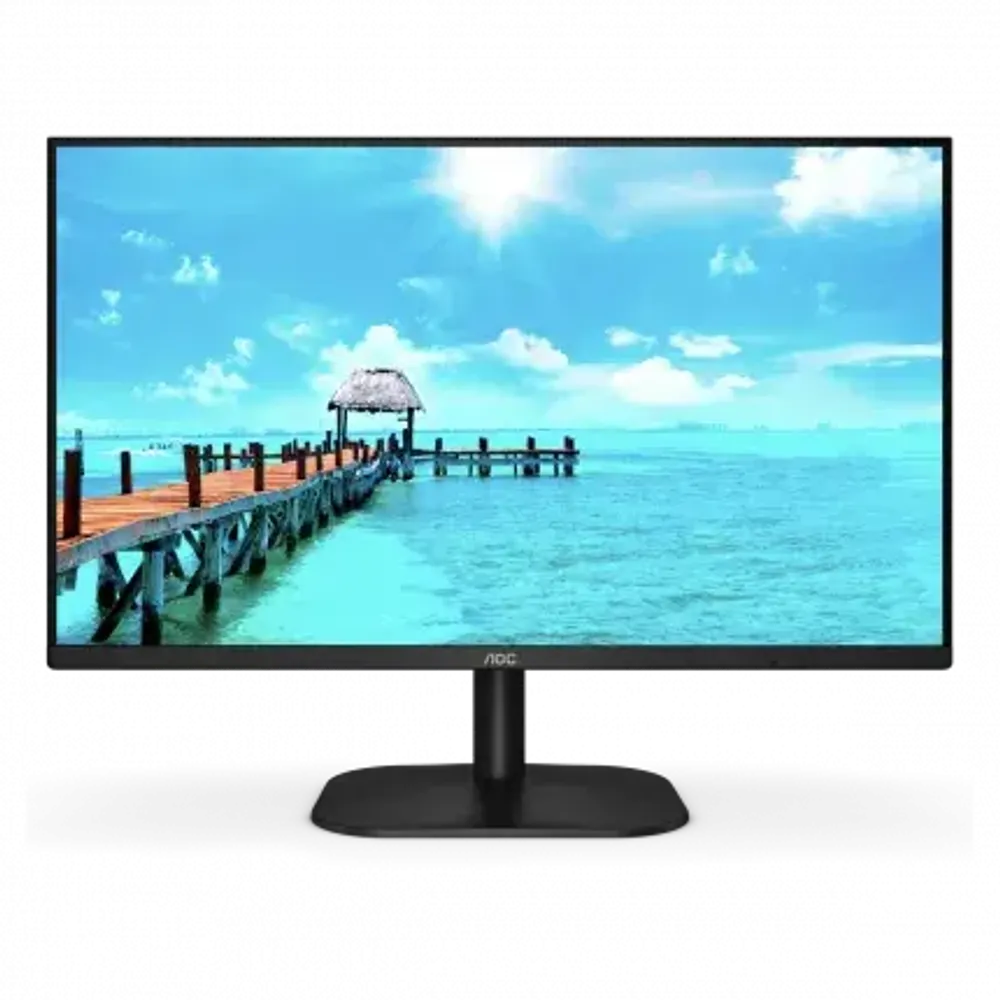 Монитор жидкокристаллический AOC 27B2QAM/01 LCD 27&#39;&#39; 16:9 1920х1080(FHD) VA, nonGLARE, 250cd/m2, H178°/V178°, 4000:1, 20M:1, 16.7M, 4ms, VGA, HDMI, DP, Tilt, Speakers, Black