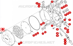 Ducati Винт крышки сцепления M6X19 77941992A