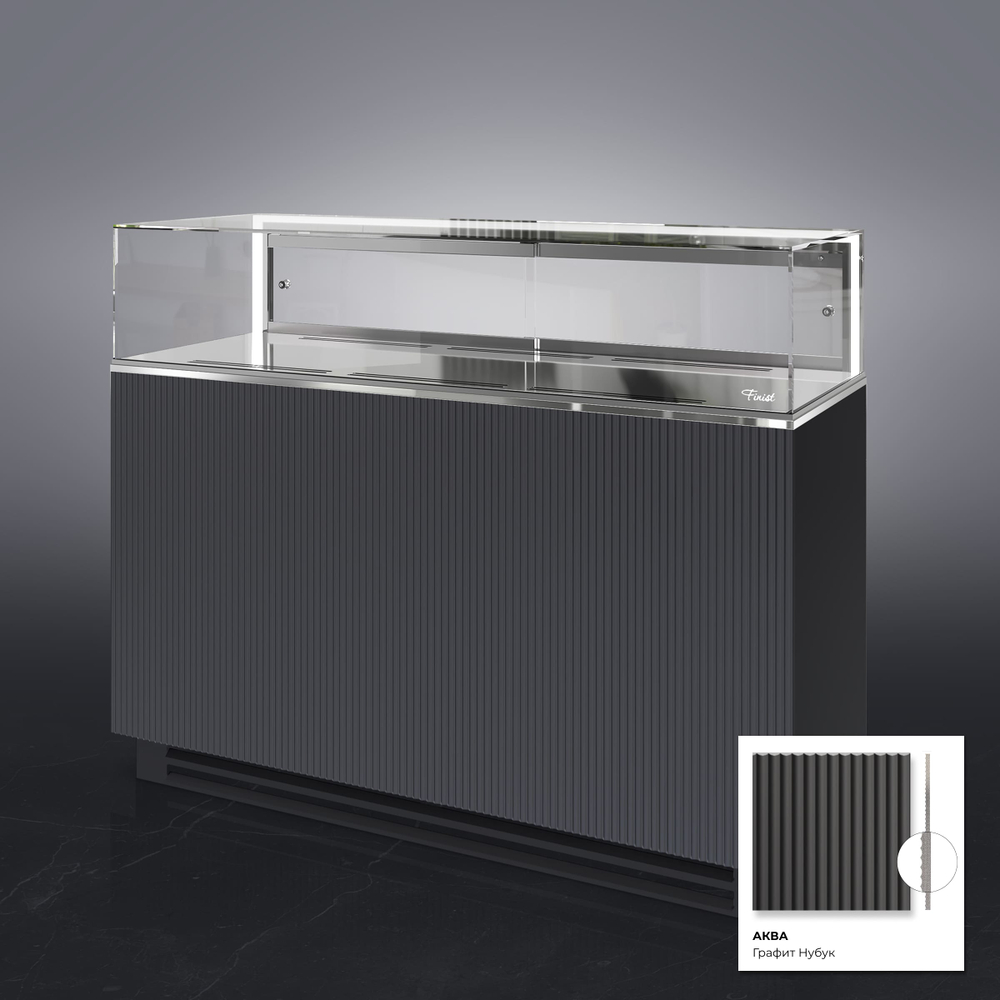 Кондитерская напольная холодильная витрина Finist GLASSIER 58 LUX