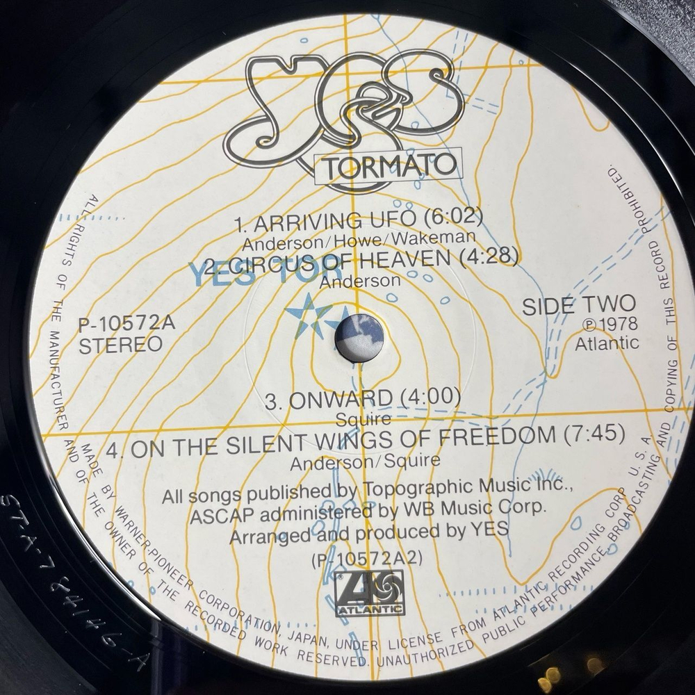 Винтажная виниловая пластинка LP Yes Tormato (Japan 1978) (Obi) Circus Of Heaven