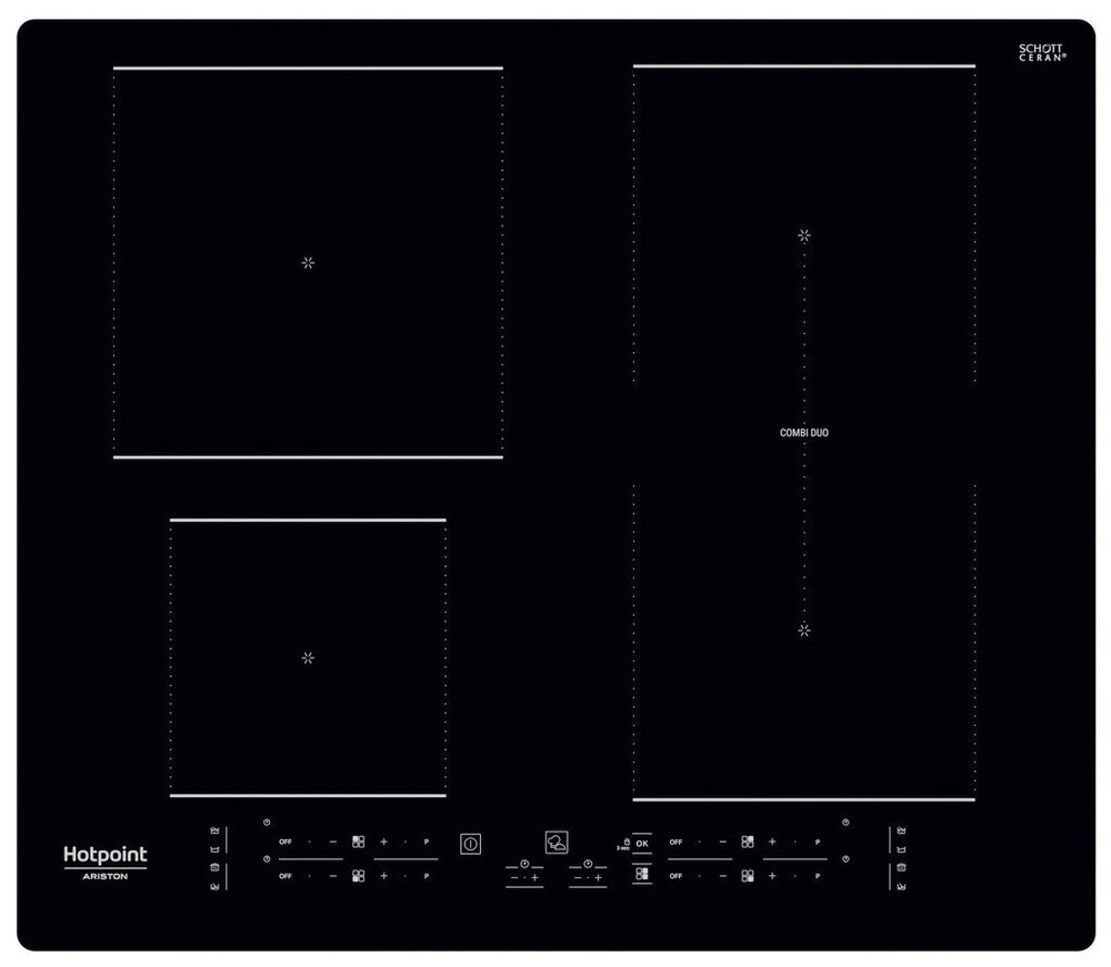 Встраиваемая индукционная варочная панель Hotpoint-Ariston HB 4860B NE