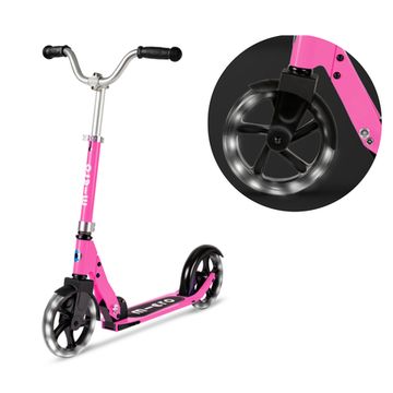 Самокат Micro Cruiser LED розовый