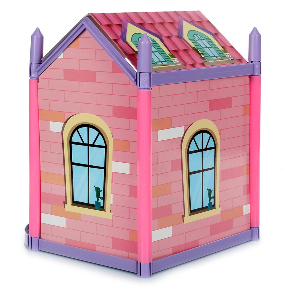 Дом для куклы с куклой и мебелью коробка ABL1013