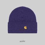  Шапка Carhartt WIP American Script Beanie артикул:I034235_aura - купить в магазине Дайс