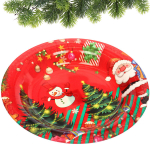 Поднос пластиковый «Новогоднее подарки» 29см