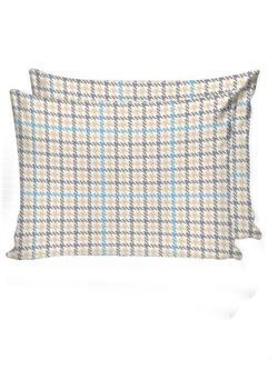 Постельное белье сатин Milky Garden "Сrow foot" семейное Наволочка 50х70 см 2 шт Простынь на резинке 160x200 см Пододеяльник 145x215 см 2шт