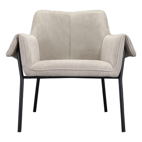 Лаунж-кресло Berg Aline серо-бежевое