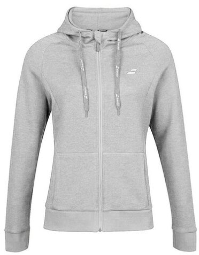 Женская теннисная куртка Babolat Exercise Hood Jacket Women - Gray